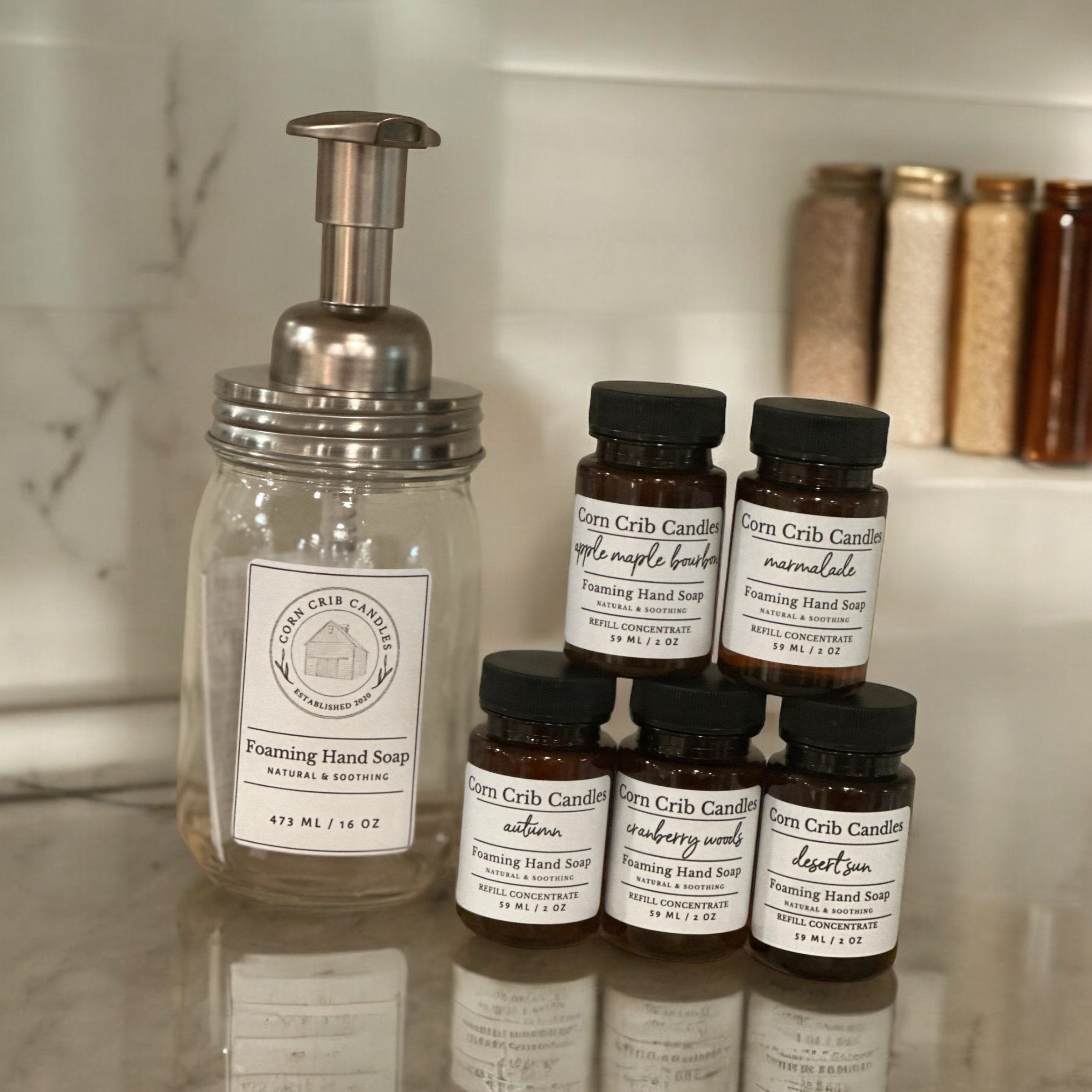 Mason Jar Foaming Soap Dispenser