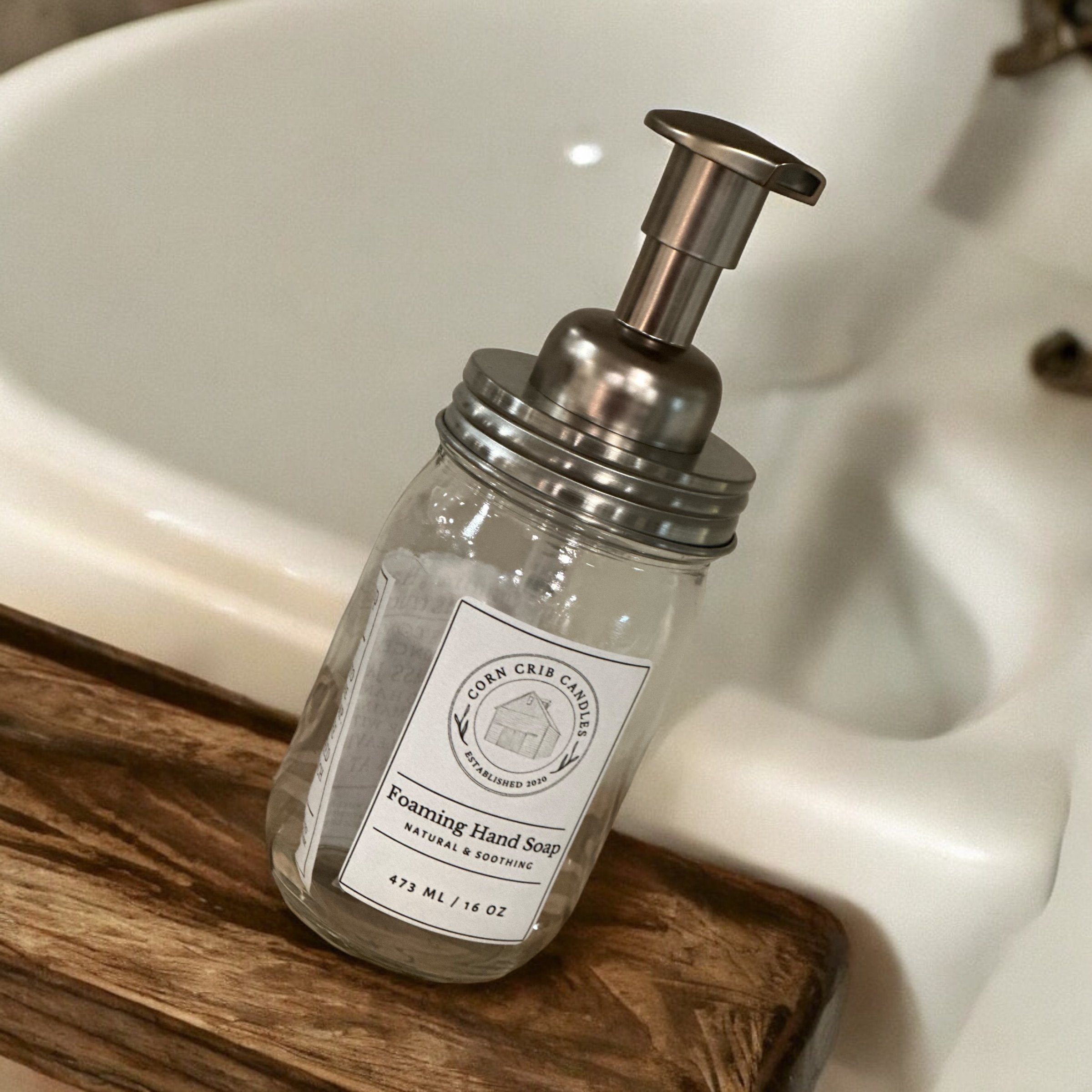 Mason Jar Foaming Soap Dispenser
