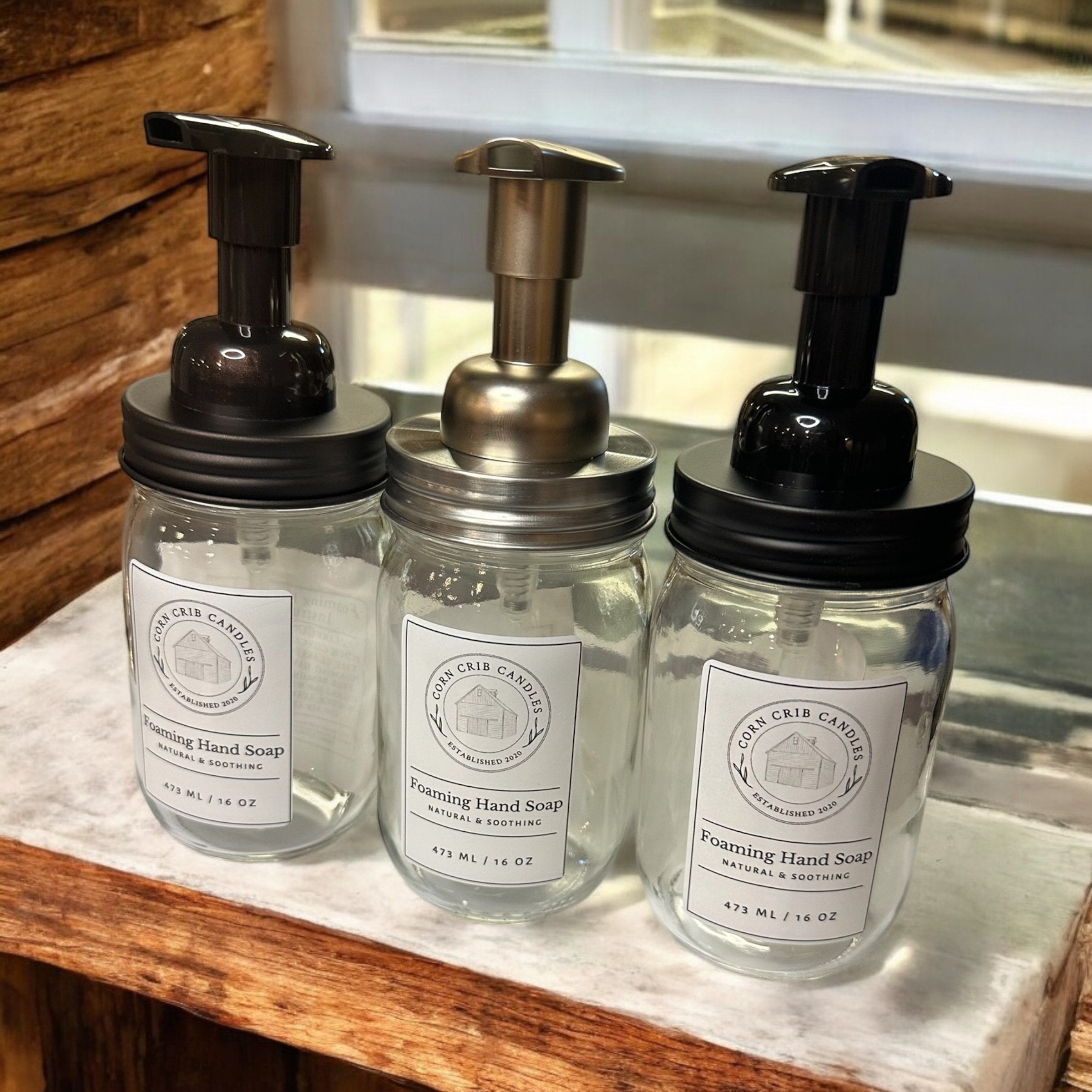 Mason Jar Foaming Soap Dispenser