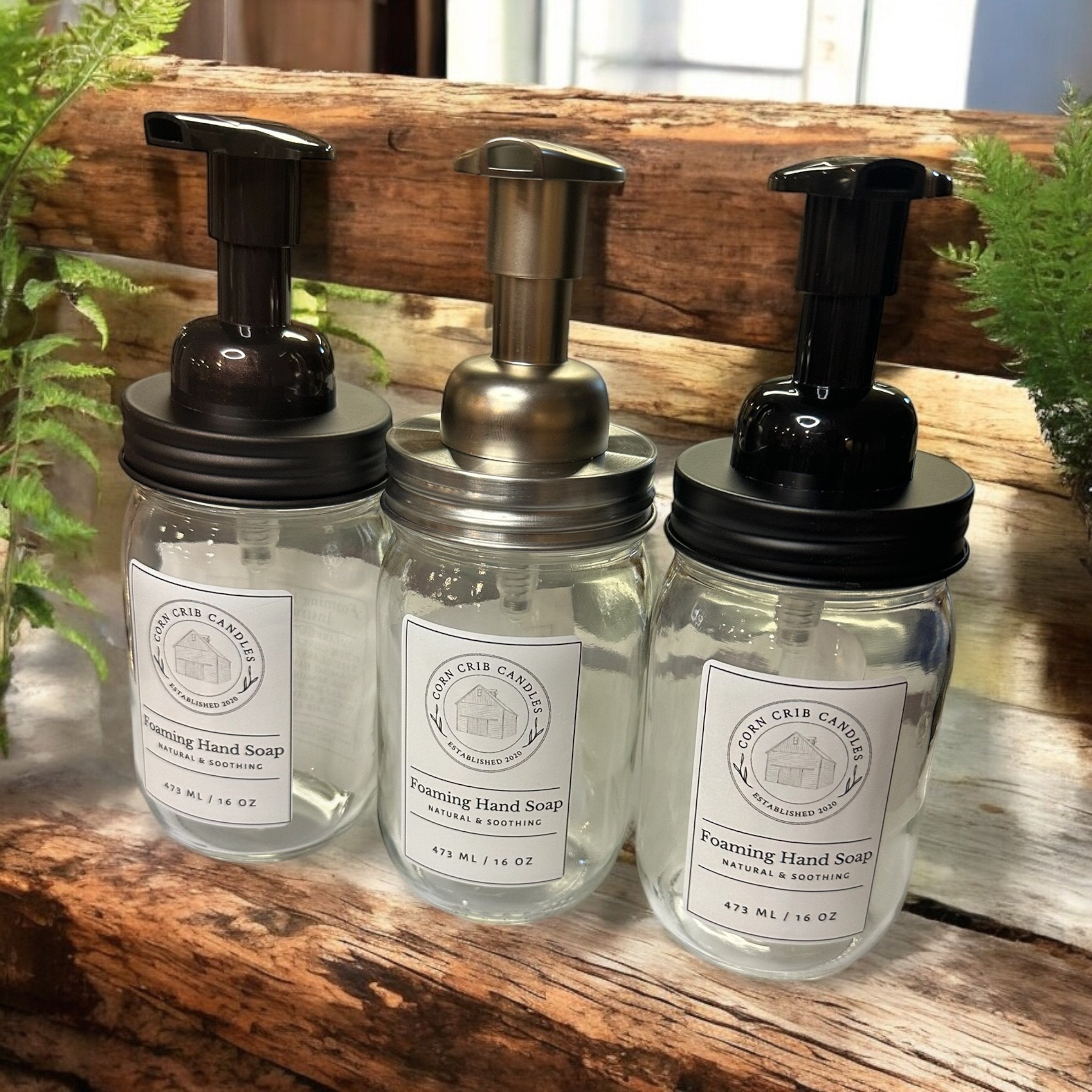 Mason Jar Foaming Soap Dispenser