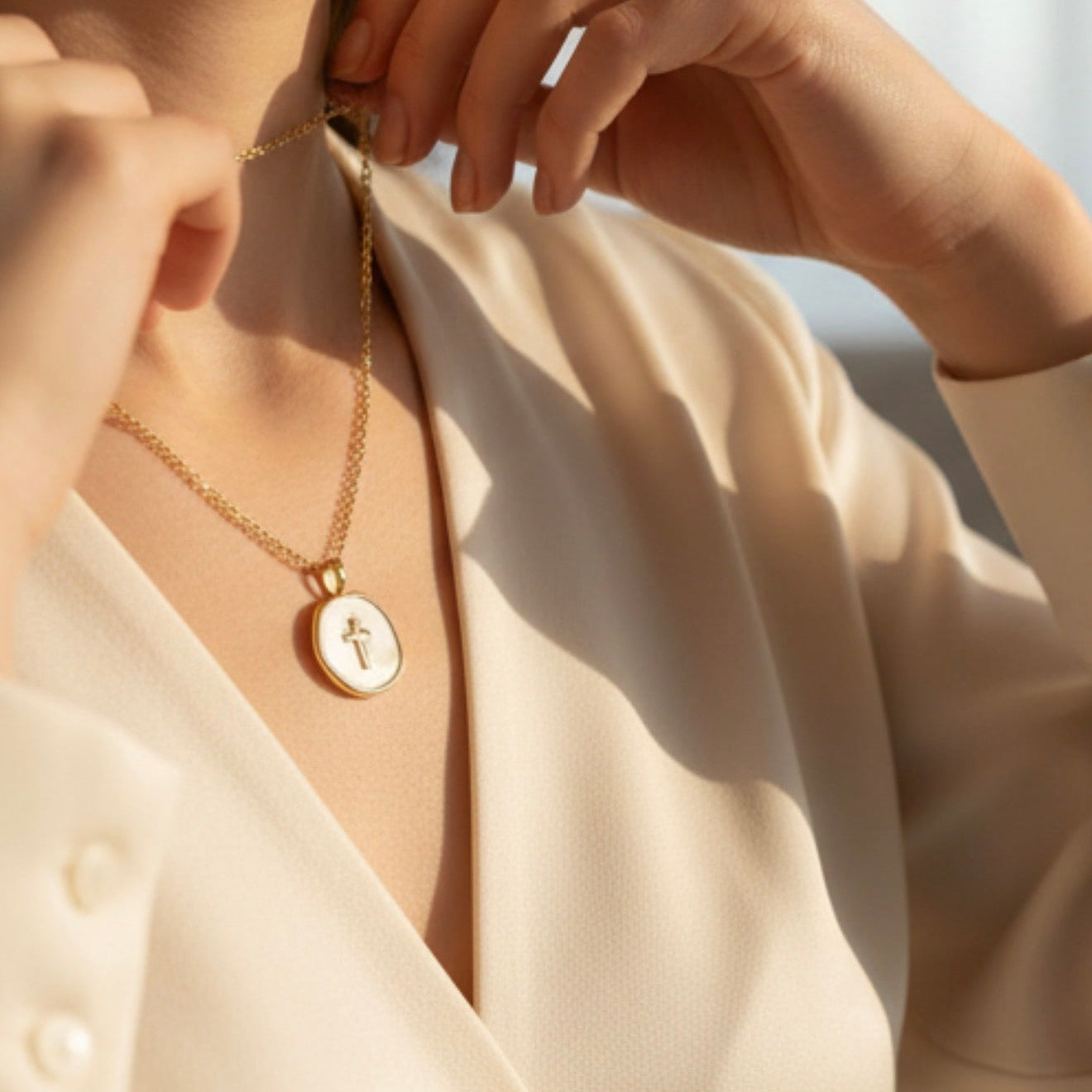 Faithful Grace - Cross Necklace