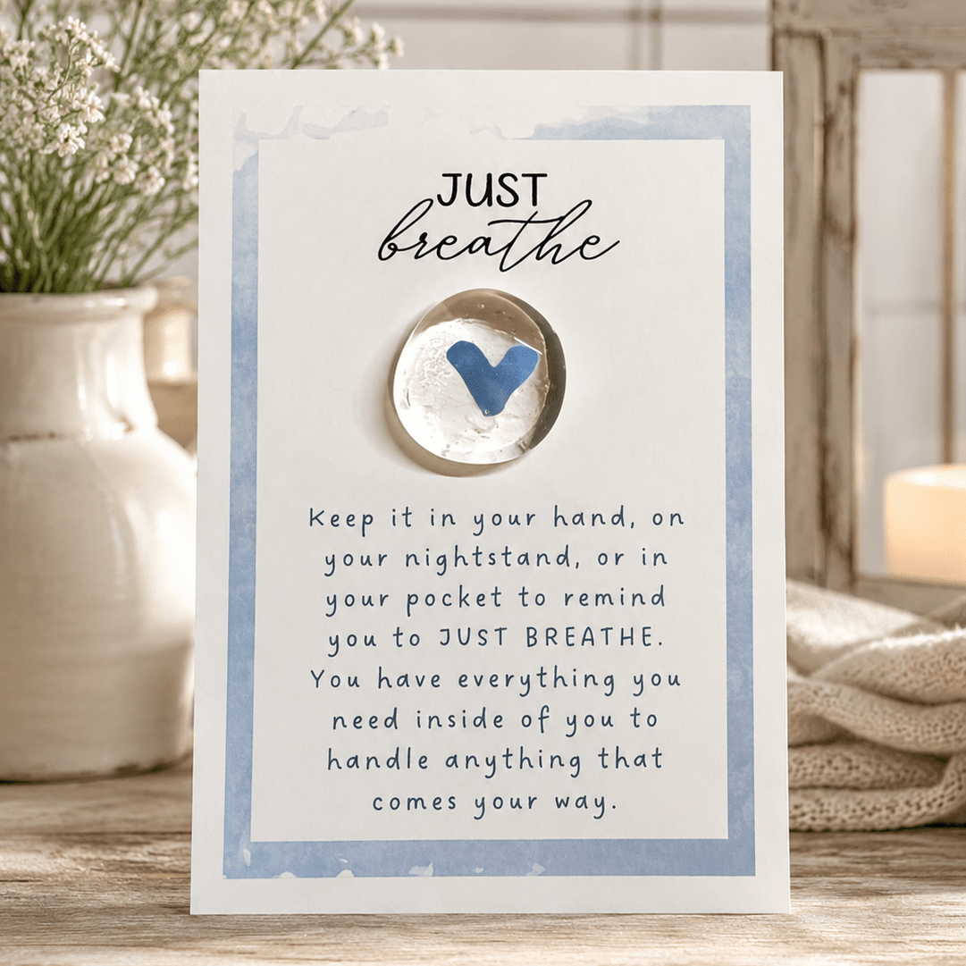 Just Breathe - Pocket Reminder - Corn Crib Candles