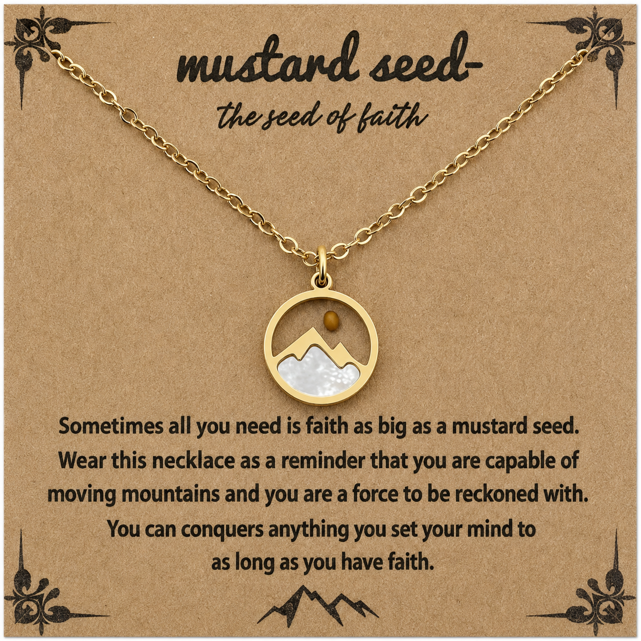 Mustard Seed Necklace
