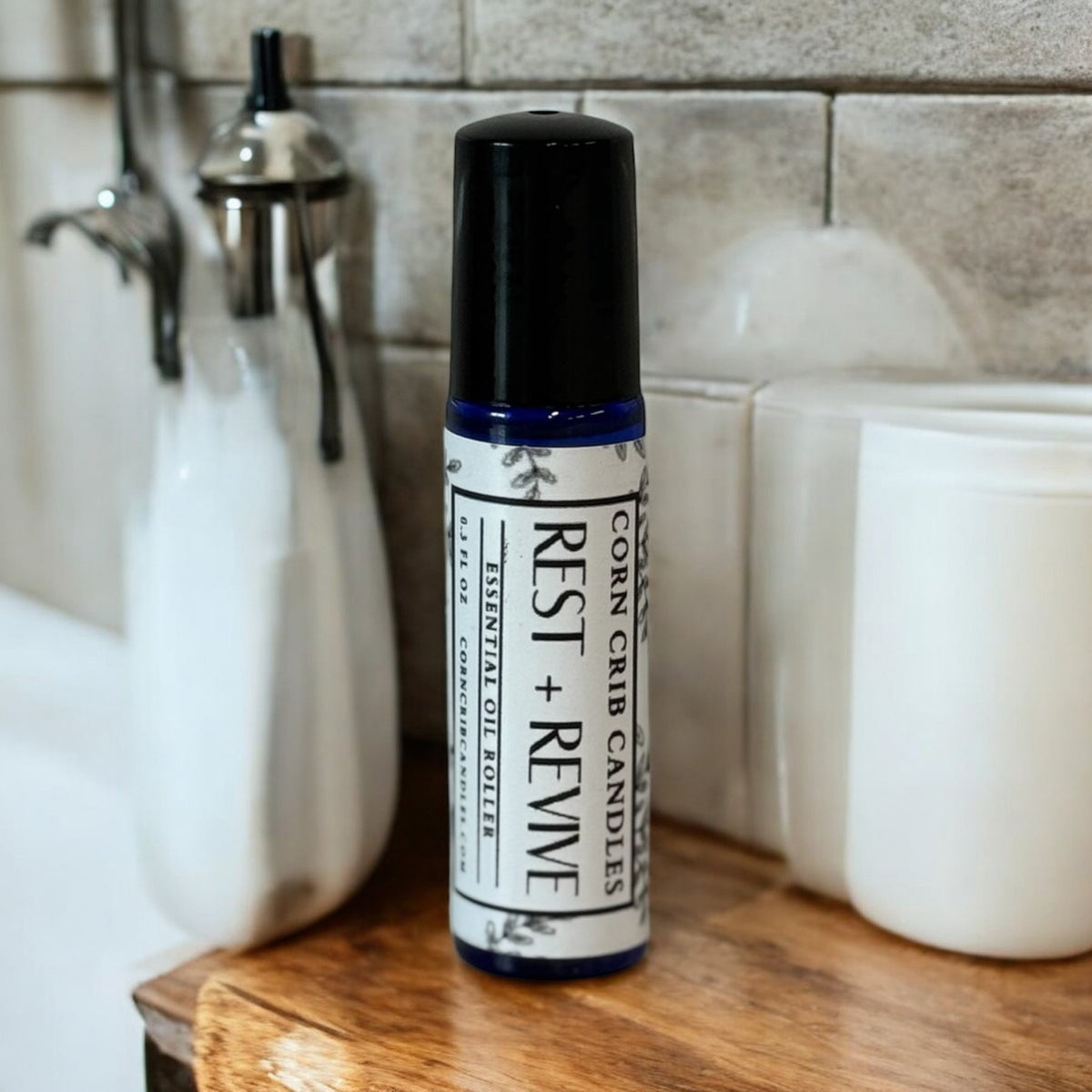 Rest + Revive Frankincense Essential Oil Roll-On - Corn Crib Candles