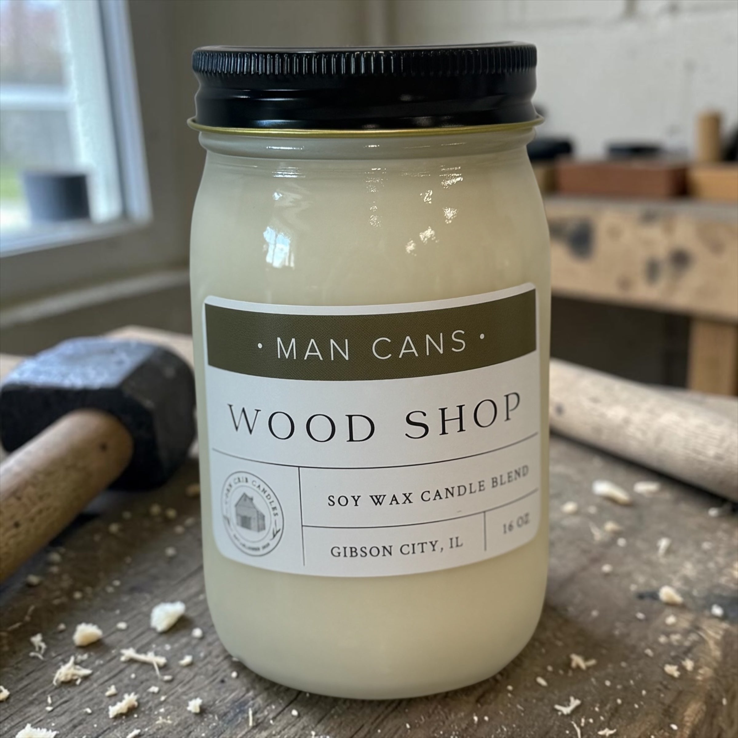 Man Candle - Woodshop