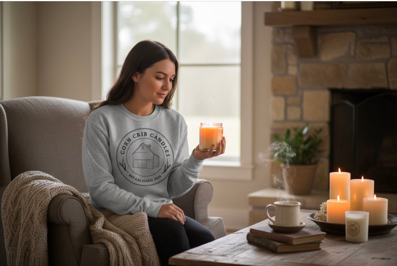 Corn Crib Candles Sweatshirt