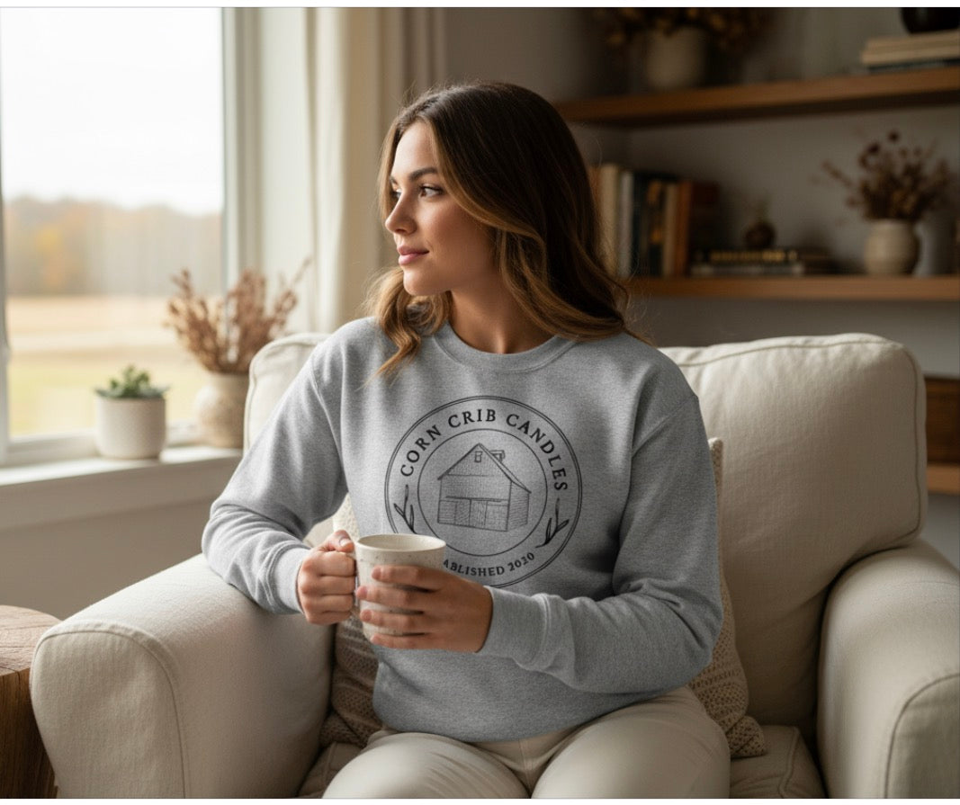 Corn Crib Candles Sweatshirt