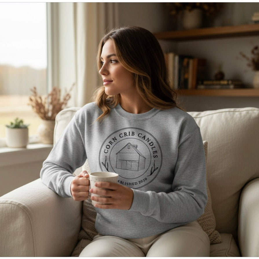 Corn Crib Candles Cozy Sweatshirt