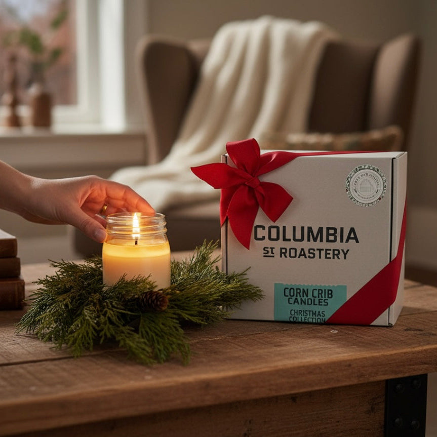 Corn Crib Candles Christmas Collection