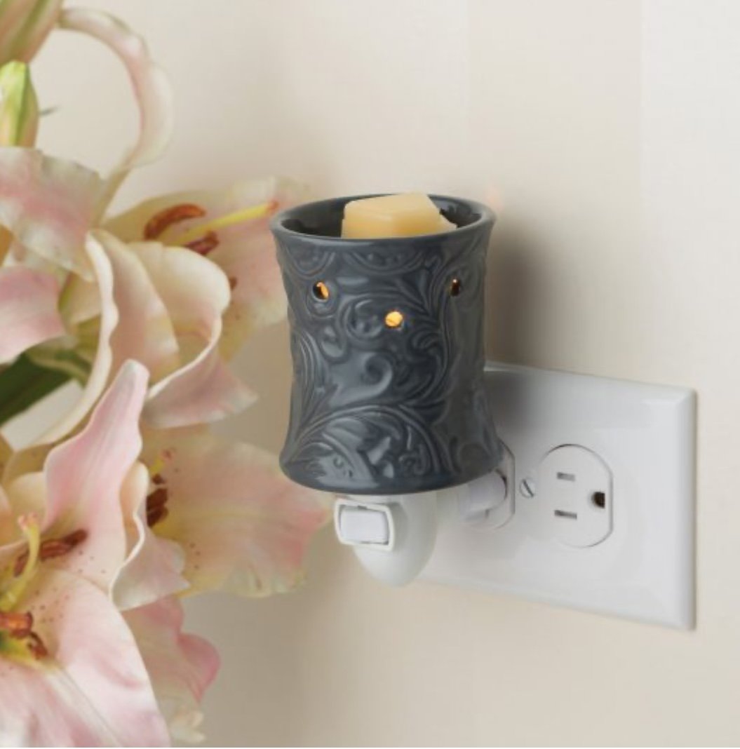 Rustic White Candle Warmer