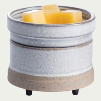 Rustic White Candle Warmer
