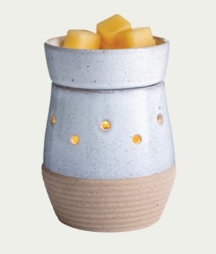 Rustic White Candle Warmer