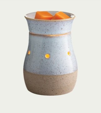 Rustic White Candle Warmer