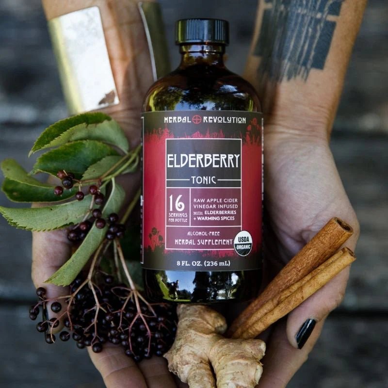 Elderberry Tonic | 8 oz. - Corn Crib Candles
