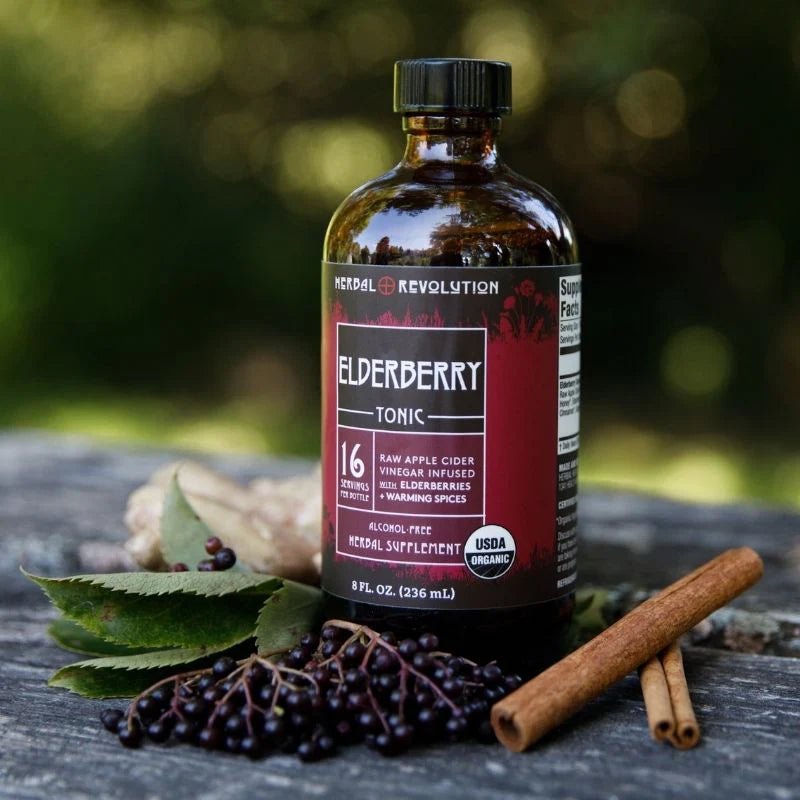 Elderberry Tonic | 8 oz. - Corn Crib Candles