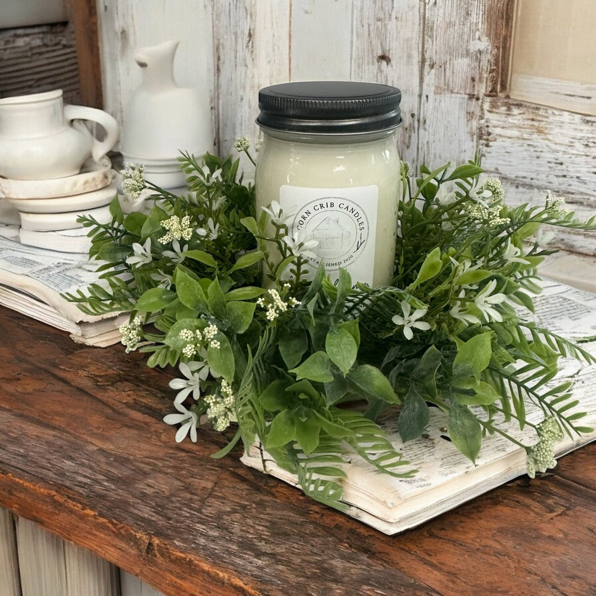 Florals - 3" Rings - Corn Crib Candles