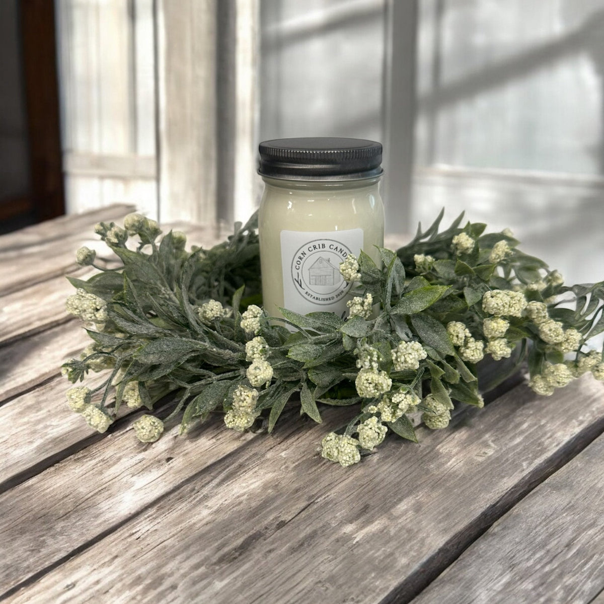 Florals - 6" Rings - Corn Crib Candles
