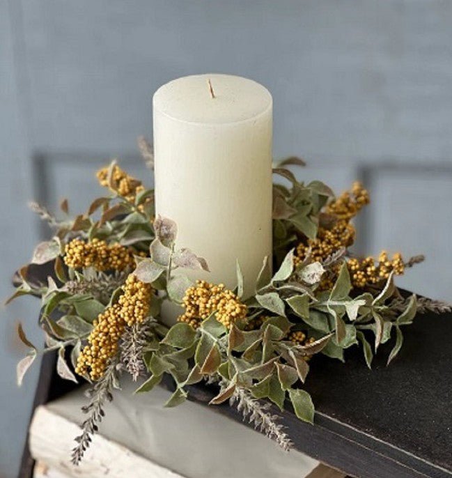 Florals - 6" Rings - Corn Crib Candles