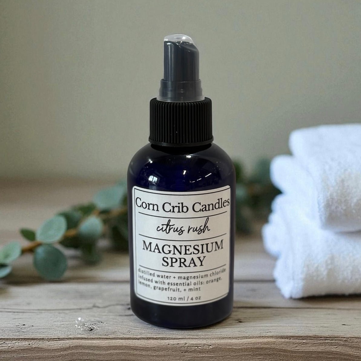 Magnesium Spray - Citrus Rush - Corn Crib Candles