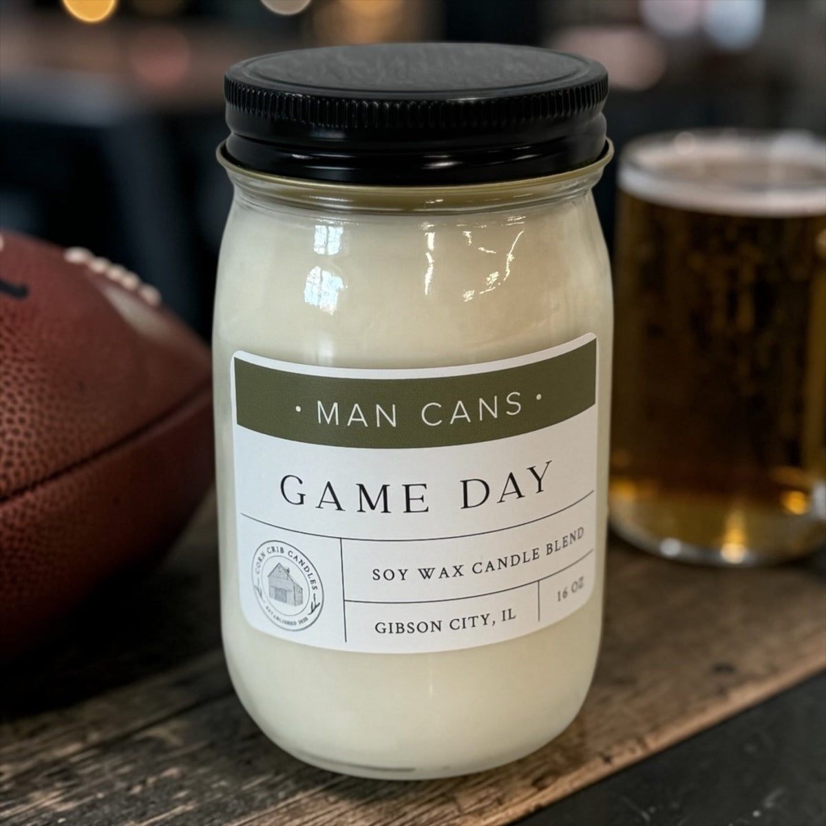 Man Candle - Game Day - Corn Crib Candles