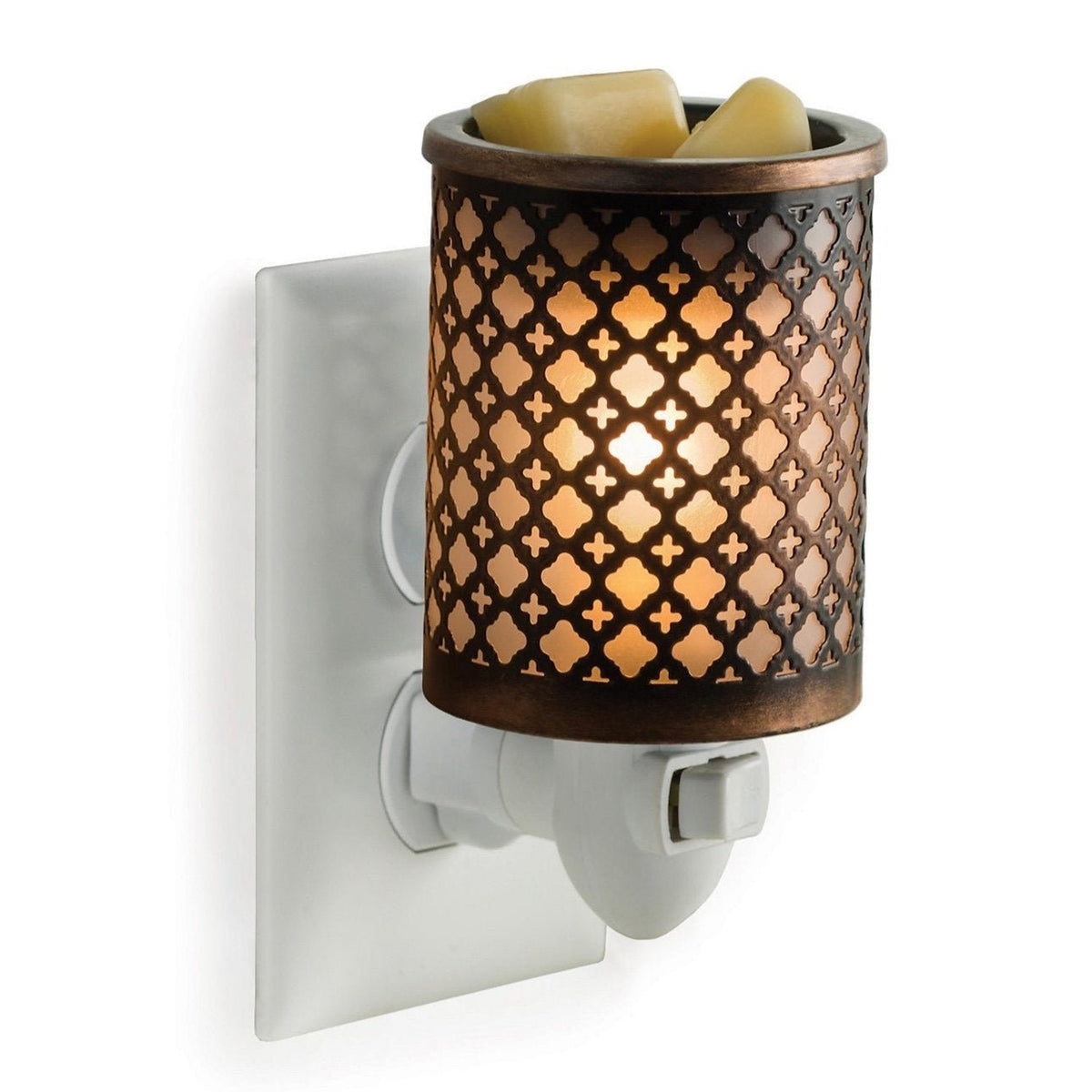Metal Pluggable Fragrance Warmer Morocco - Corn Crib Candles