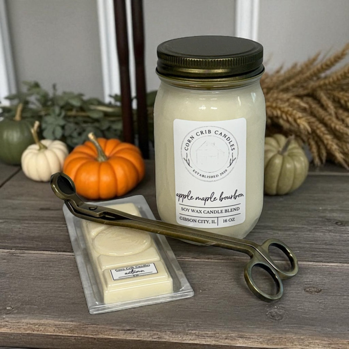 Pumpkin & Bourbon - Corn Crib Candles