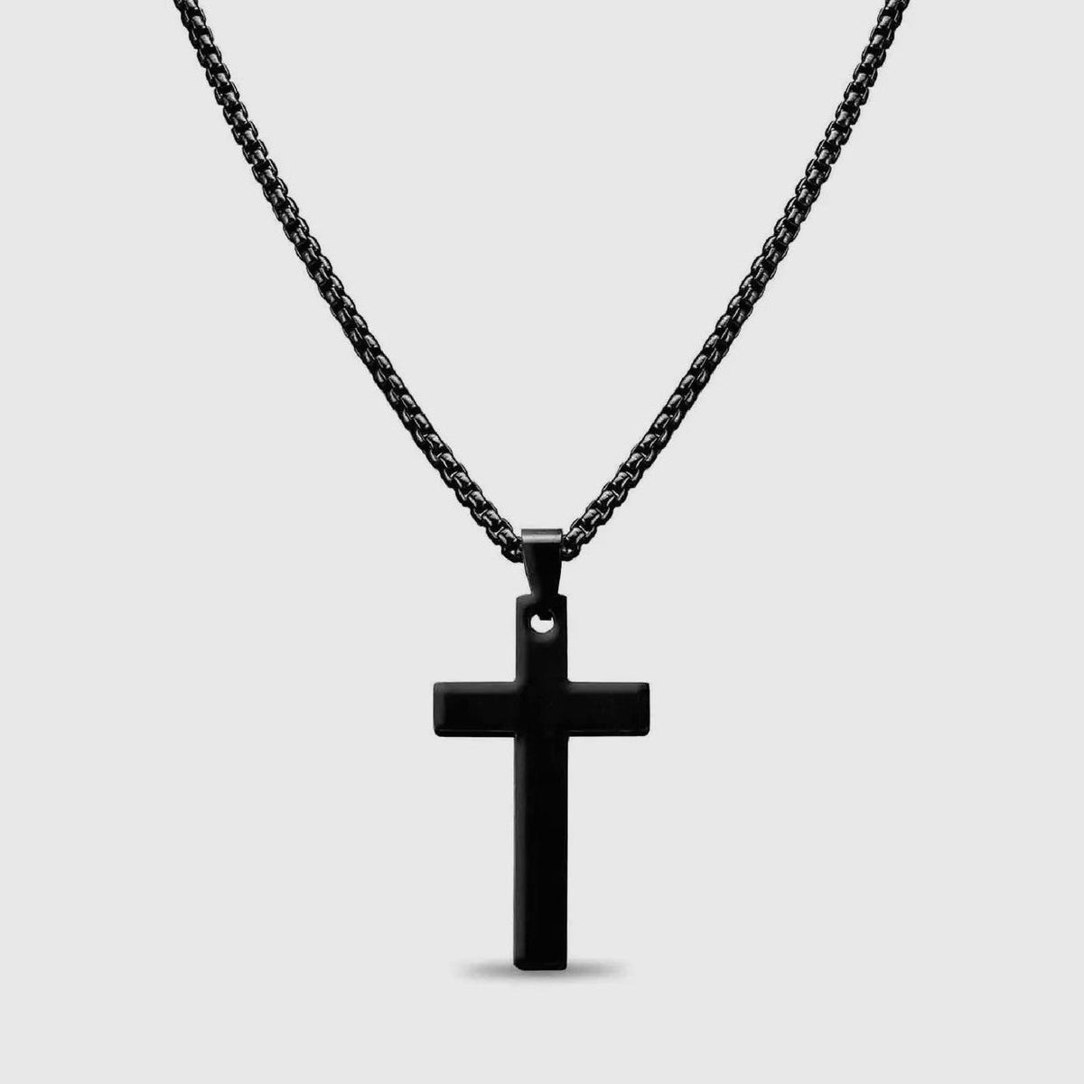 Stainless Steel Cross Necklace - Corn Crib Candles
