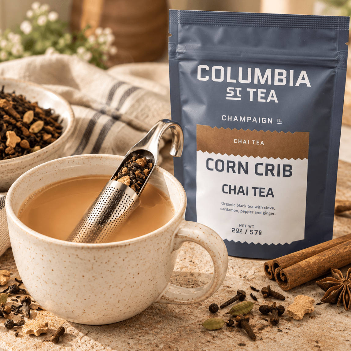 Stainless Steel Loose Leaf Tea Infuser - Corn Crib Candles