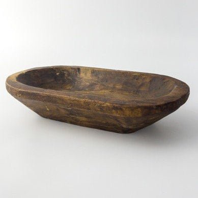 Wood Dough Bowl - Medium - Corn Crib Candles