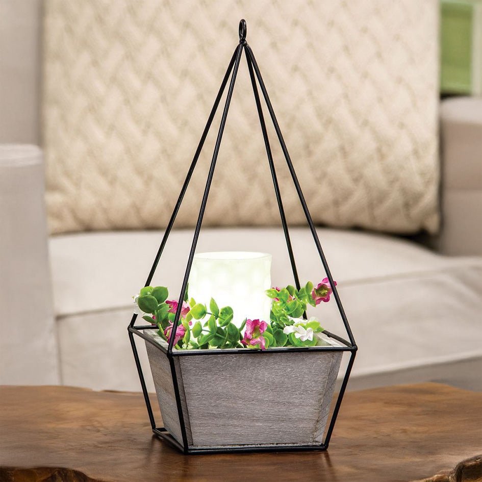 Wood Plant Holder - Corn Crib Candles