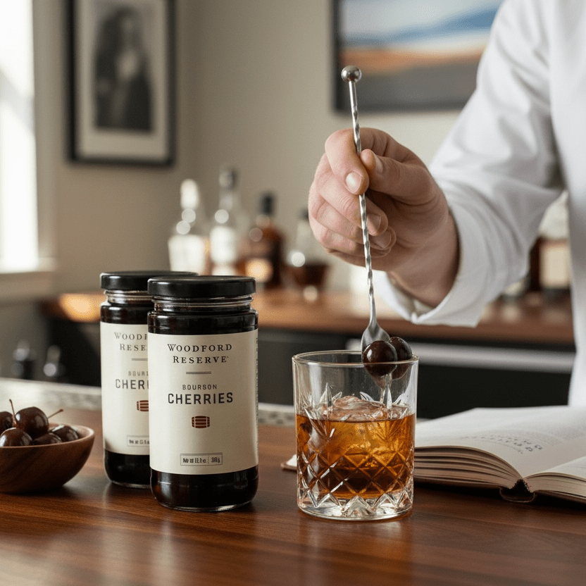 Woodford Reserve - Bourbon Cherries - Corn Crib Candles
